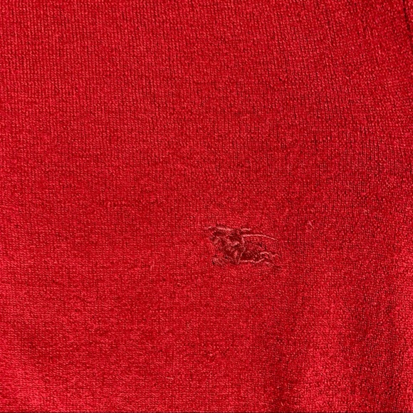 13 Men’s BURBERRY LONDON Wool Sweater Patch Elbows - Picture 5 of 8